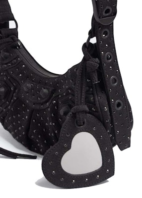 Balenciaga Le Cagole XS Shoulder Bag Black Lookbook Balenciaga Le Cagole XS Shoulder Bag Black