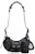 Balenciaga Le Cagole XS Shoulder Bag In Patent Fabric Black