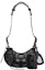 Buy Balenciaga Le Cagole XS Shoulder Bag In Patent Fabric Black