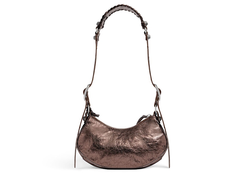 Lookbook 발렌시아가 르 카골 XS 메탈릭 브론즈 숄더백 
