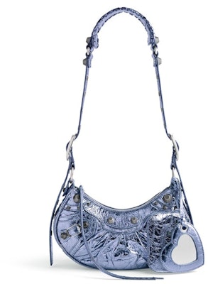 Balenciaga Le Cagole XS Shoulder Bag Metallized Purple Buy Balenciaga Le Cagole XS Shoulder Bag Metallized Purple
