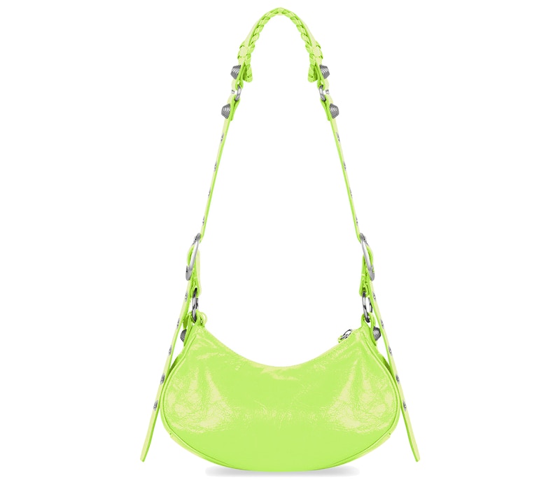 Order 발렌시아가 르 카골 XS 네온 옐로우 숄더백 
