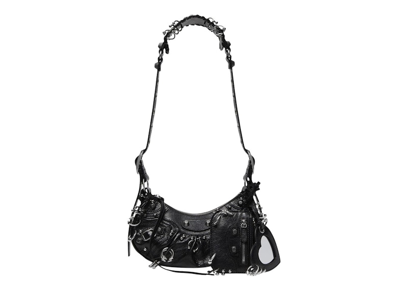 Balenciaga Le Cagole XS Shoulder Bag With Piercing Black