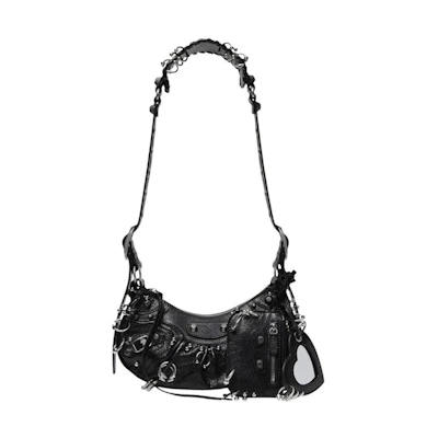 Balenciaga Le Cagole XS Shoulder Bag With Piercing Black