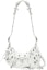 Buy Balenciaga Le Cagole XS Shoulder Bag With Piercing White Arena