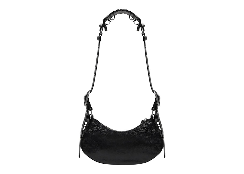 Lookbook 발렌시아가 르 카골 XS 피어싱 블랙 숄더백 
