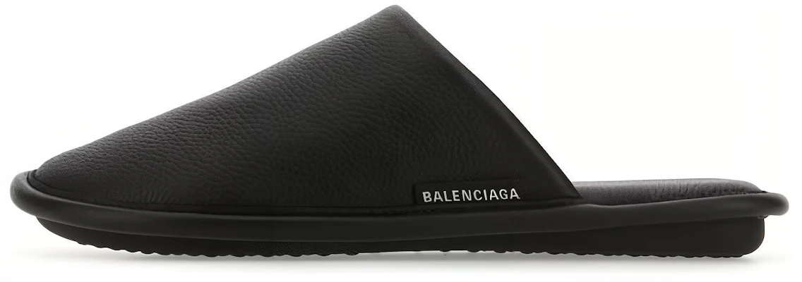 Balenciaga Zapatillas Planas de Cuero Negro 644784WB9901000 Buy Balenciaga Zapatillas Planas de Cuero Negro 644784WB9901000