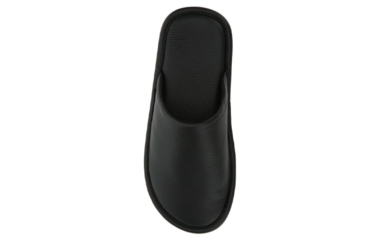 Lookbook Balenciaga Zapatillas Planas de Cuero Negro 644784WB9901000