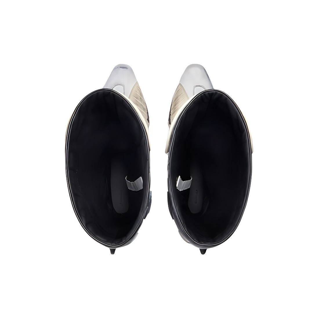 Balenciaga Leather High-Top Boots 'Beige' 圖 3