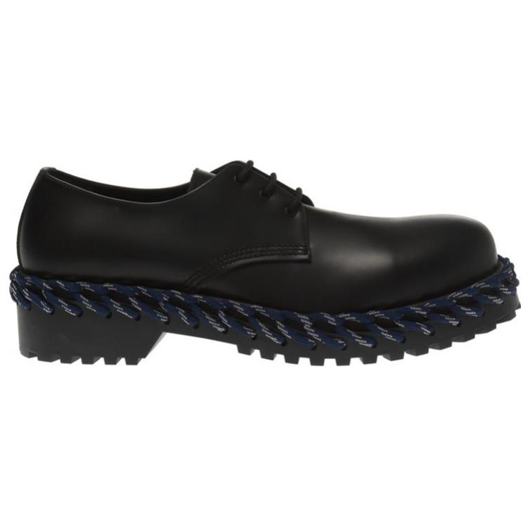 Order Balenciaga Leather Lace-Up 'Black Fashion' 530268WA6E21007