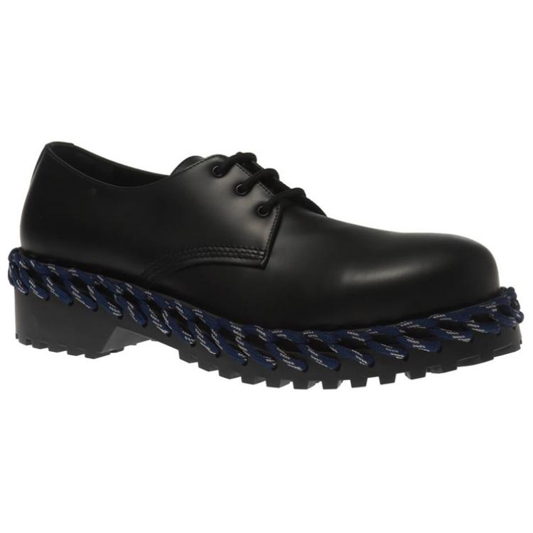 Lookbook Balenciaga Leather Lace-Up 'Black Fashion' 530268WA6E21007
