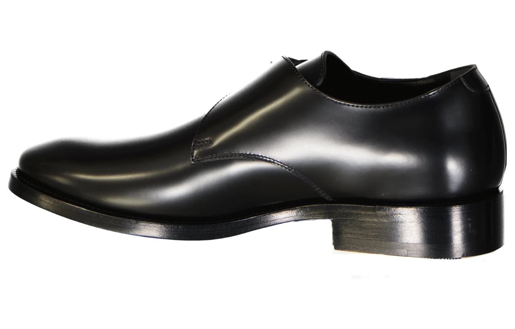 Shop Balenciaga Leren Lage Sneakers ''Zwart'' 549807WABE01000