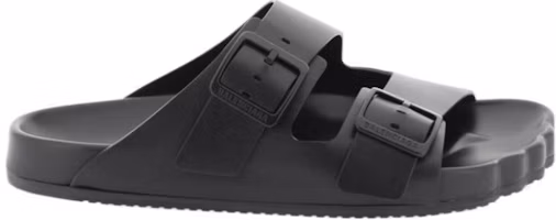Order Balenciaga Leren Rondneus Slipper ''Zwart'' 761726WCEA11000