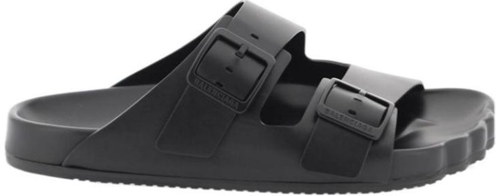 Balenciaga Kulit Slide Hujung Bulat 'Hitam' 761726WCEA11000 Order Balenciaga Kulit Slide Hujung Bulat 'Hitam' 761726WCEA11000