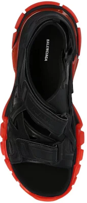Balenciaga巴黎世家 皮革 簡約時尚 海灘涼鞋 男款 黑橙色 Purchase Balenciaga巴黎世家 皮革 簡約時尚 海灘涼鞋 男款 黑橙色