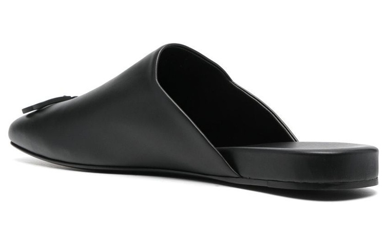 Balenciaga Leather Slip-On 'Fashion Sandal Black' 圖 4