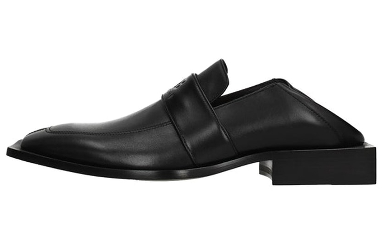 Balenciaga Leather Sneakers 'Black Fashion'