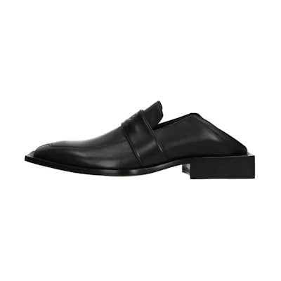 Balenciaga Leather Sneakers 'Black Fashion'
