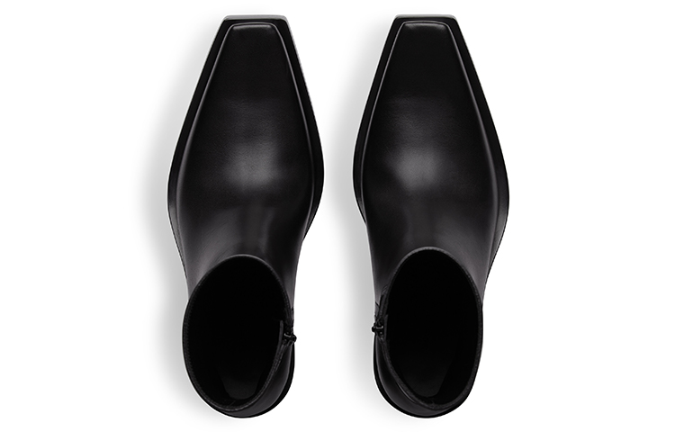 Purchase Balenciaga Santiago Booties 'Black Matte Calfskin' 745530WBDO01000