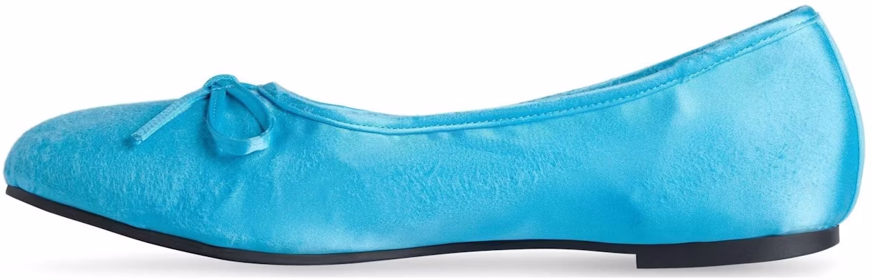 Ballerines Balenciaga Leopold ''Turquoise''. 742359W2H824000 Buy Ballerines Balenciaga Leopold ''Turquoise''. 742359W2H824000