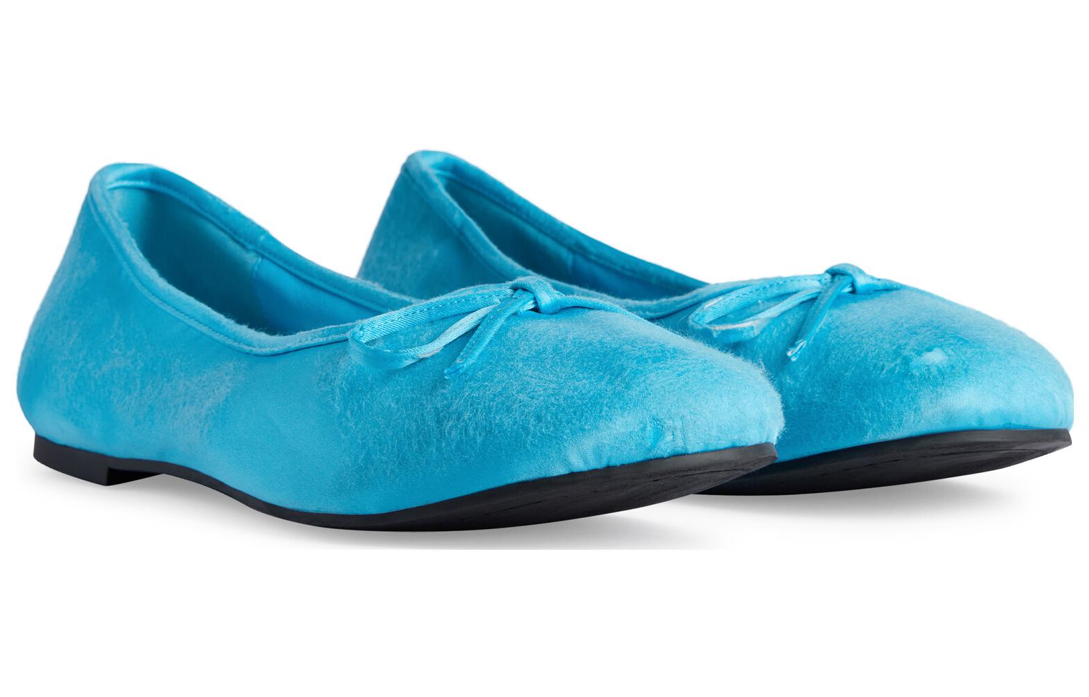 Order Ballerines Balenciaga Leopold ''Turquoise''. 742359W2H824000