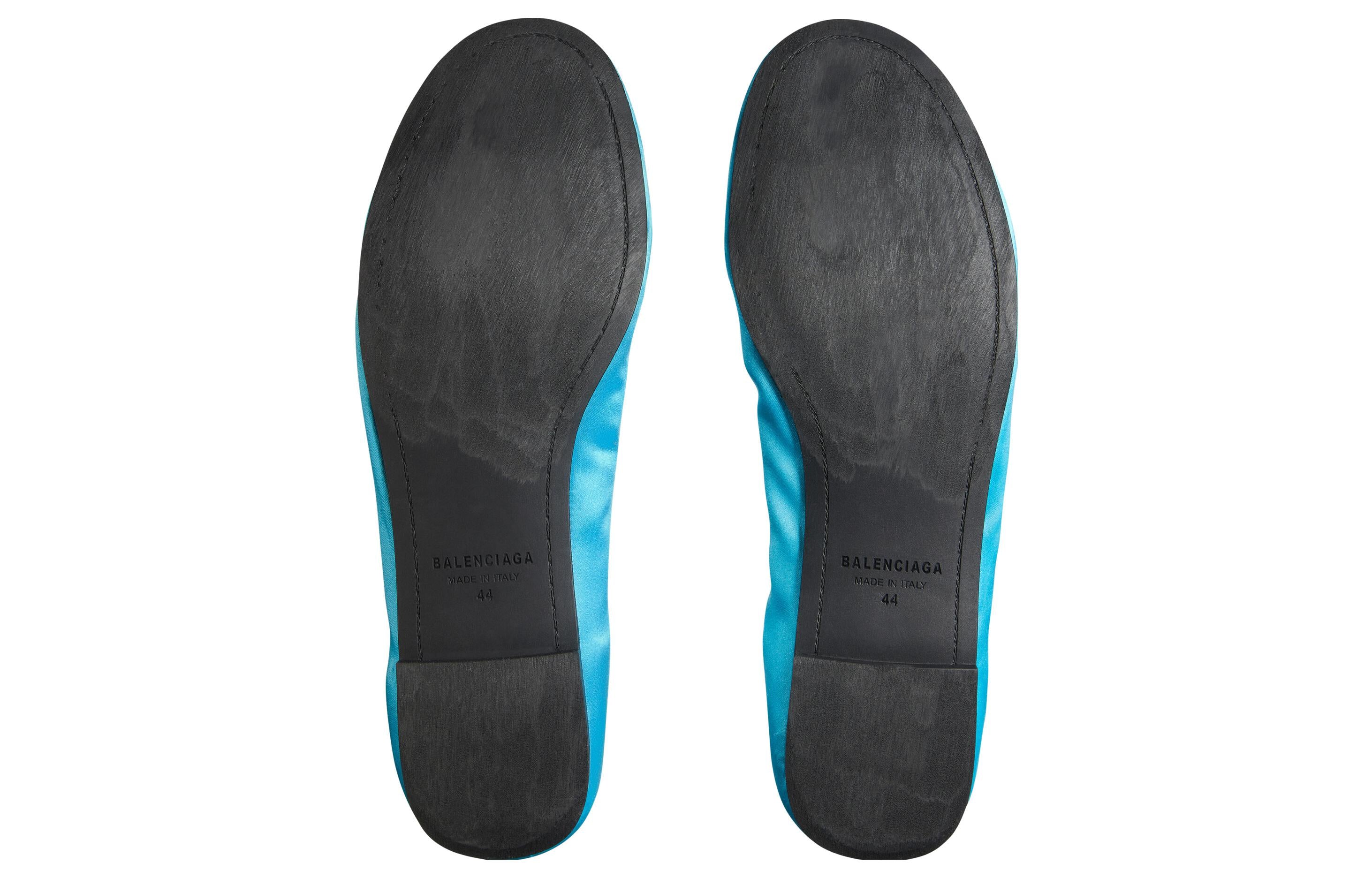 Purchase Ballerines Balenciaga Leopold ''Turquoise''. 742359W2H824000
