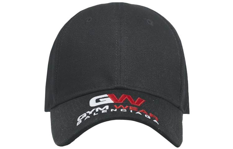 Lookbook Balenciaga Letter Embroidery Cotton Baseball Cap for Men 623903410B2-1000