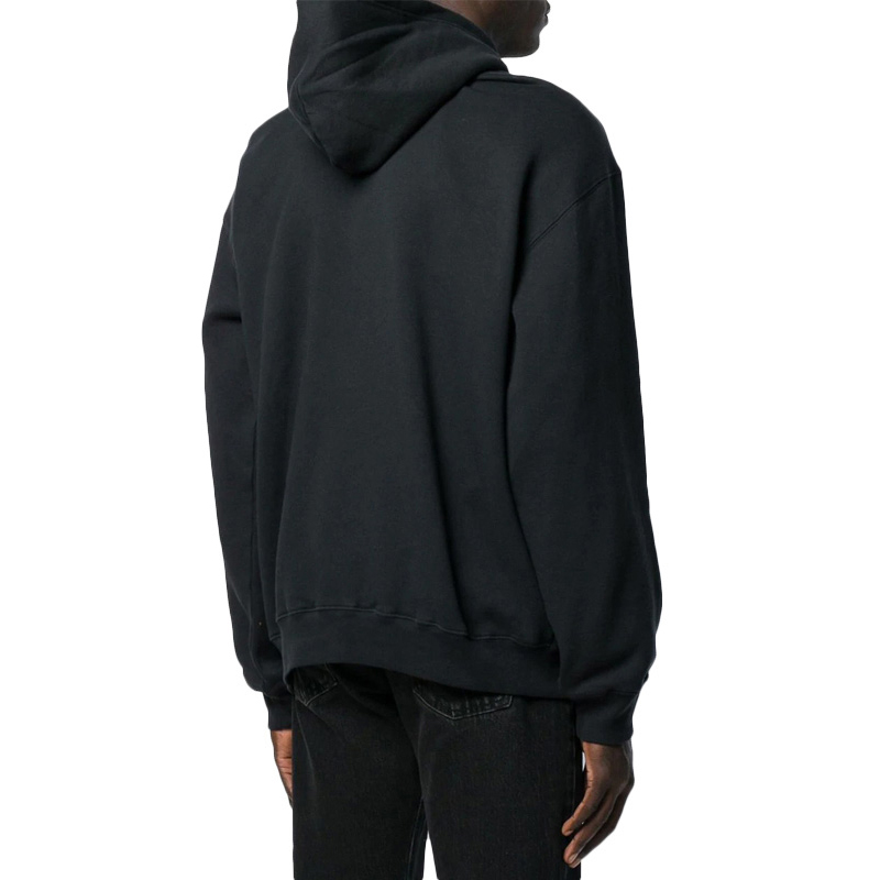 Balenciaga Letter Logo Hoodie Unisex Black Regular Fit Long Sleeve. 583215TFV608465 圖 4