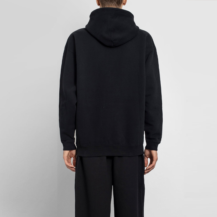 Balenciaga Letter Print Black Hoodie Pullover Sweatshirt 570811TJV851070 圖 4