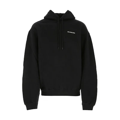 Balenciaga Letter Print Classic Black Sweatshirt 641679TJVE51000