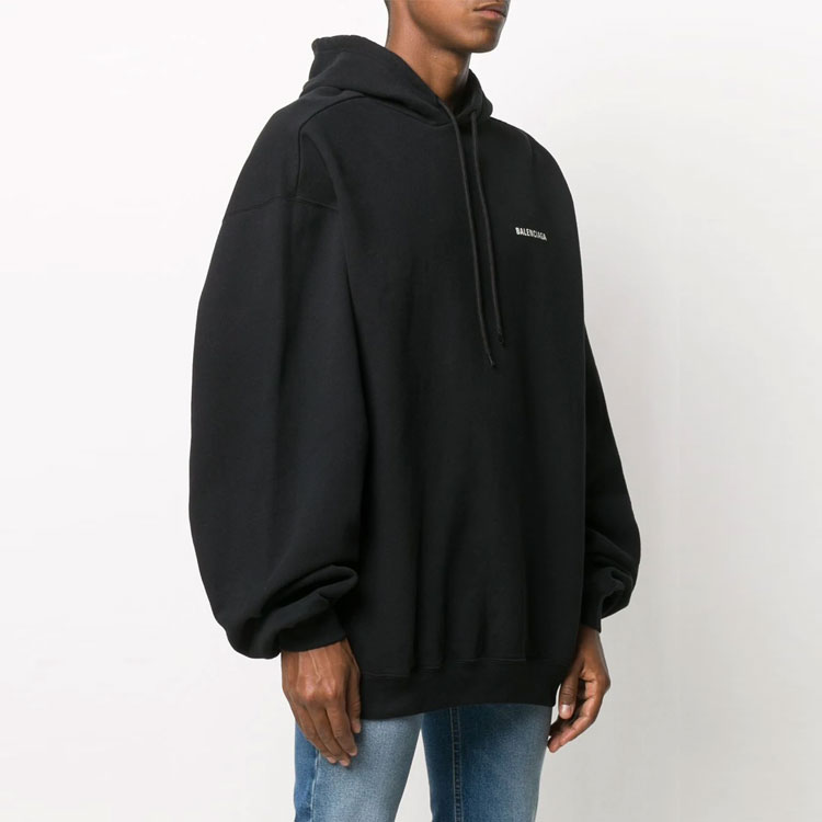 Balenciaga Letter Print Classic Black Sweatshirt 641679TJVE51000 圖 5