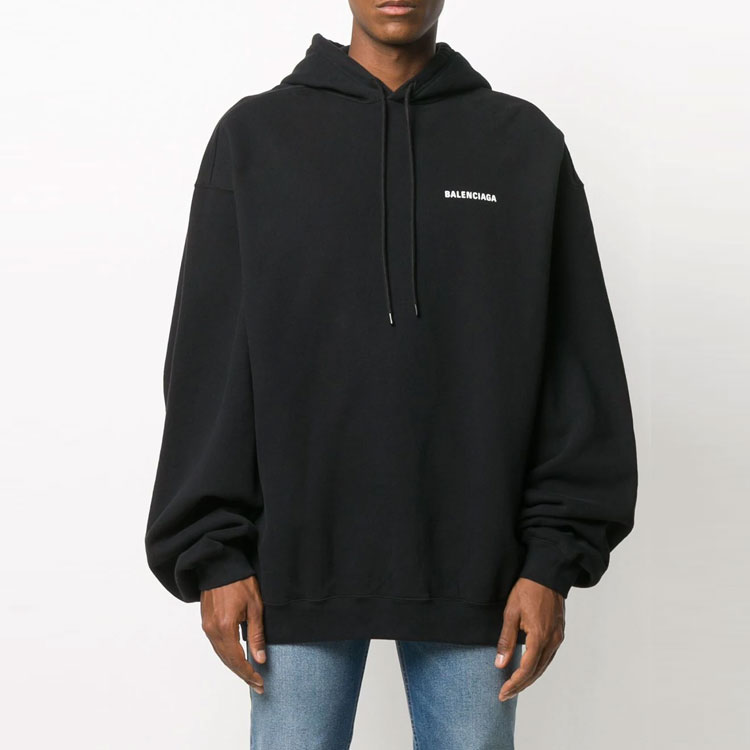 Balenciaga Letter Print Classic Black Sweatshirt 641679TJVE51000 圖 6