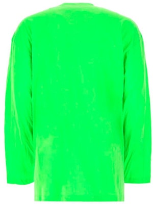 Balenciaga Kaos Lengan Panjang Pria Warna Hijau Neon dengan Cetak Huruf 641667TJVI34162 Lookbook Balenciaga Kaos Lengan Panjang Pria Warna Hijau Neon dengan Cetak Huruf 641667TJVI34162