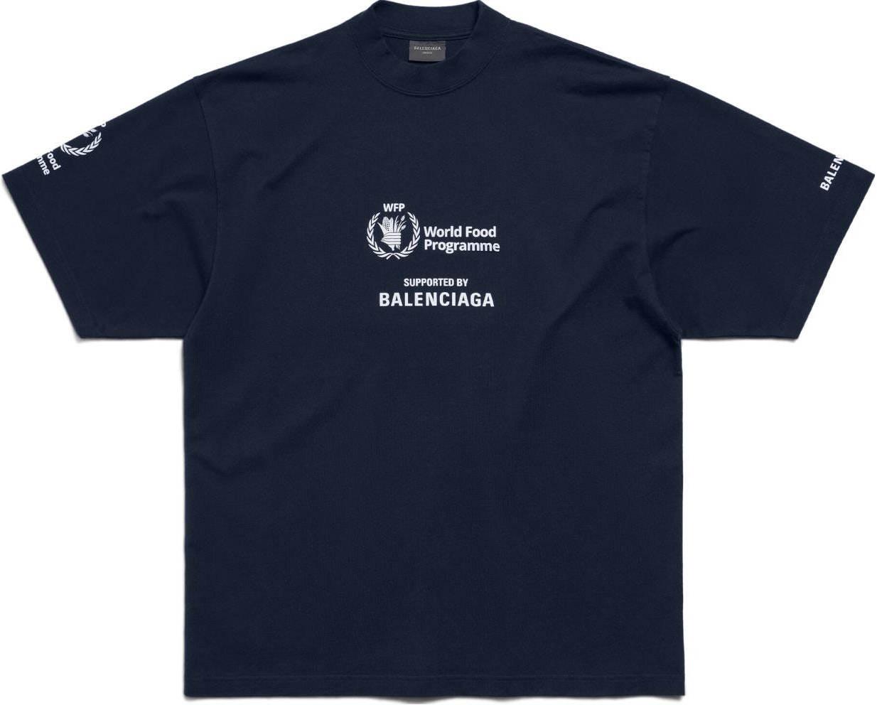 バレンシアガ レタープリント クルーネック 半袖 Tシャツ ユニ バレンシアガ レタープリント クルーネック 半袖 Tシャツ ユニ