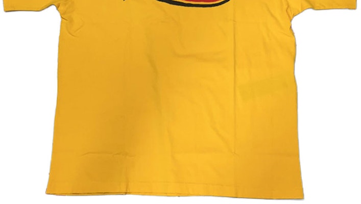 Balenciaga Letter Print Crewneck T-Shirt Regular Fit Yellow. 641675TNVE77442 Purchase Balenciaga Letter Print Crewneck T-Shirt Regular Fit Yellow. 641675TNVE77442