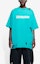 Purchase Balenciaga Letter Print Distressed Crewneck T-Shirt - Aqua Green 651795TKVB84661