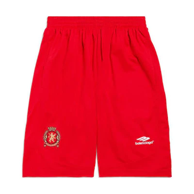 Balenciaga Letter Print Elastic Straight Sports Shorts Unisex Loose Fit. 777709TPVW46643