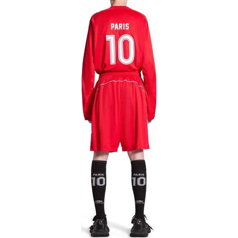 Balenciaga Letter Print Elastic Straight Sports Shorts Unisex Loose Fit. 777709TPVW46643 圖 11