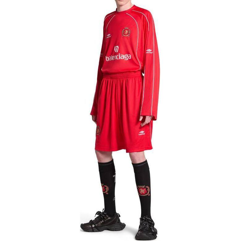 Balenciaga Letter Print Elastic Straight Sports Shorts Unisex Loose Fit. 777709TPVW46643 圖 12