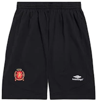 Order Balenciaga Letter Print Elastic Straight Sports Shorts Unisex Loose Fit. 777709TPVW46643