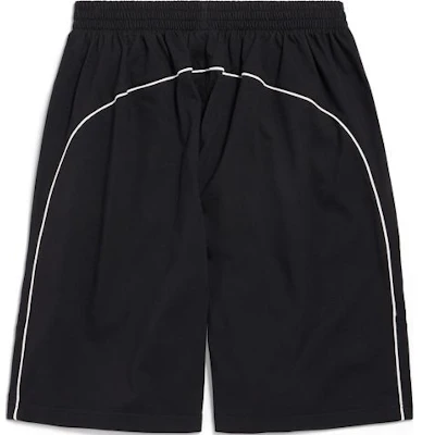 Balenciaga 字母印花彈性直筒運動短褲 男女皆宜寬鬆版型。 777709TPVW46643 Lookbook Balenciaga 字母印花彈性直筒運動短褲 男女皆宜寬鬆版型。 777709TPVW46643