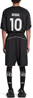 Purchase Balenciaga Letter Print Elastic Straight Sports Shorts Unisex Loose Fit. 777709TPVW46643