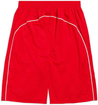 Balenciaga 字母印花彈性直筒運動短褲 男女皆宜寬鬆版型。 777709TPVW46643 1