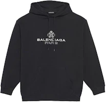 Balenciaga Letter Print Hoodie Black 570811TGV701000 Balenciaga Letter Print Hoodie Black 570811TGV701000
