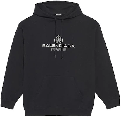 Hoodie Balenciaga Letter Print Hitam 570811TGV701000 Buy Hoodie Balenciaga Letter Print Hitam 570811TGV701000