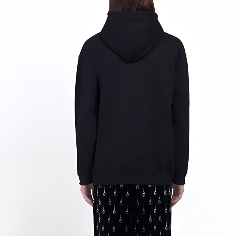 Purchase Hoodie Balenciaga Letter Print Hitam 570811TGV701000