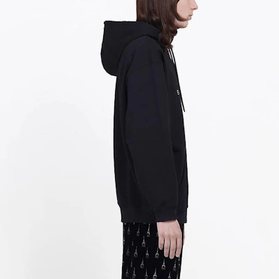 Hoodie Balenciaga Letter Print Hitam 570811TGV701000 Details for Hoodie Balenciaga Letter Print Hitam 570811TGV701000