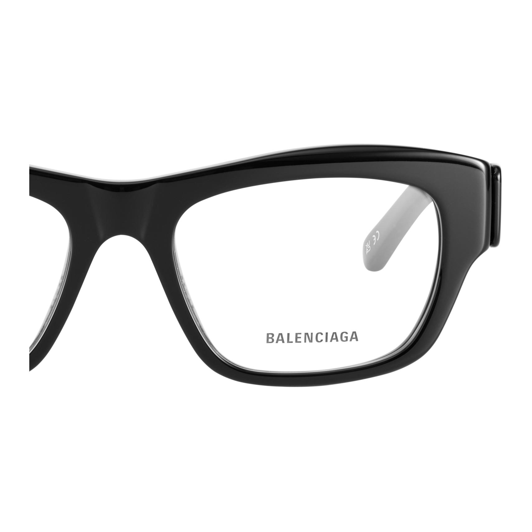 Purchase Cermin Mata Hitam Unisex Balenciaga Letter Print Gaya Optik Unik. BB0264O-001