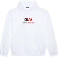 Balenciaga Letter Print Long Sleeve Sweatshirt White Regular Fit 620973TIVD49000 Balenciaga Letter Print Long Sleeve Sweatshirt White Regular Fit 620973TIVD49000