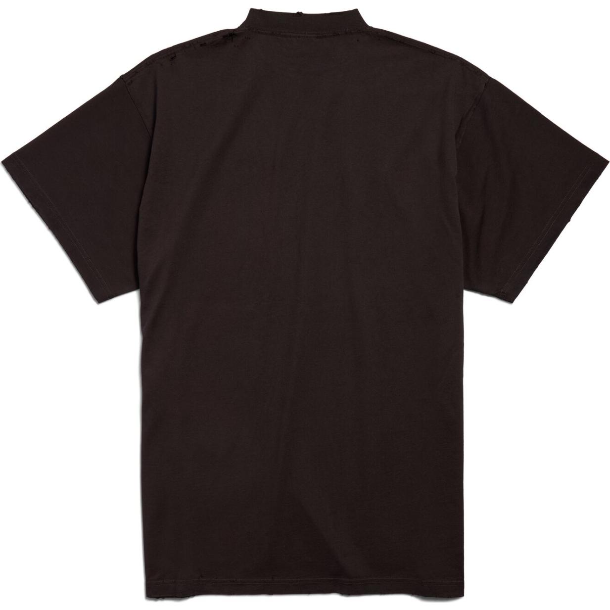 Balenciaga Letter Print Oversized Black T-Shirt Unisex FW24. 787349TQVP41200 圖 3